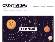 Tablet Screenshot of creativejaw.com